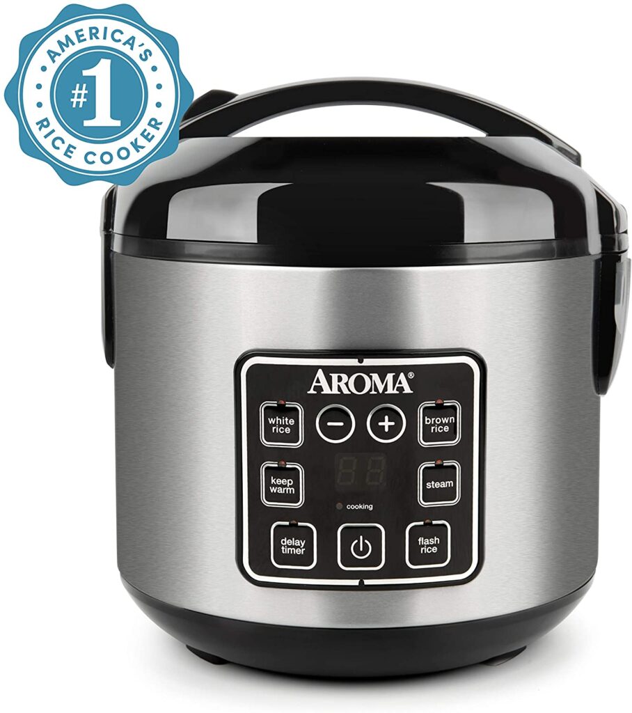Aroma Housewares 2-8-Cups Digital Cool-Touch Rice Grain Cooker