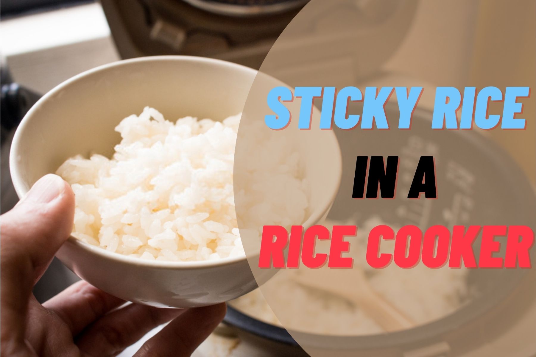 how to make sticky rice in a rice cooker (Simple, Hands off Methods)