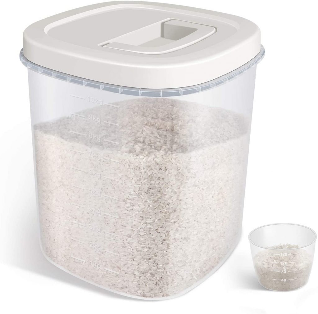 VISTABLUE 11 Lbs Rice Storage Container With Lids Airtight Rice