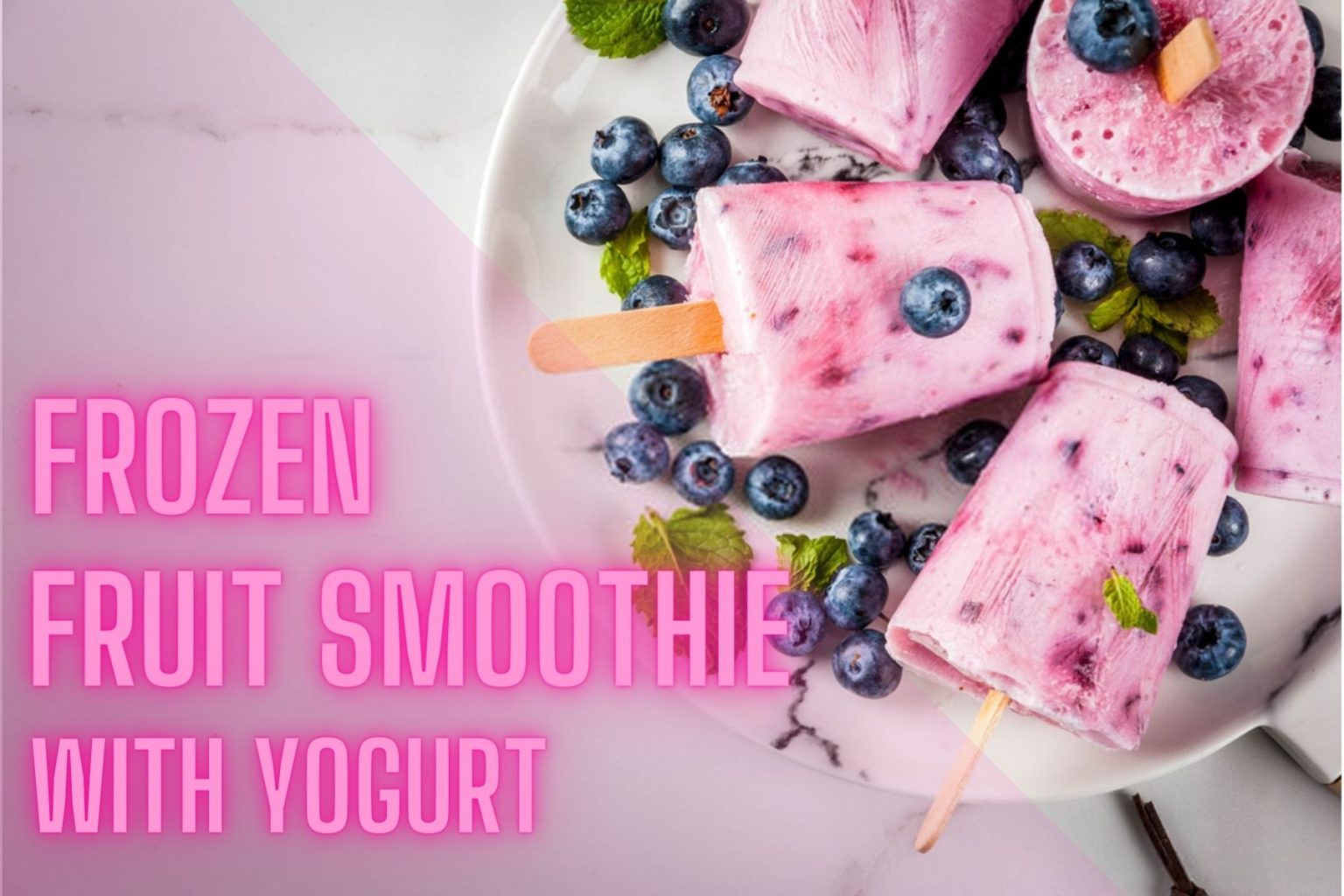 Frozen fruit smoothie with yogurt My best Fruit recipe ever