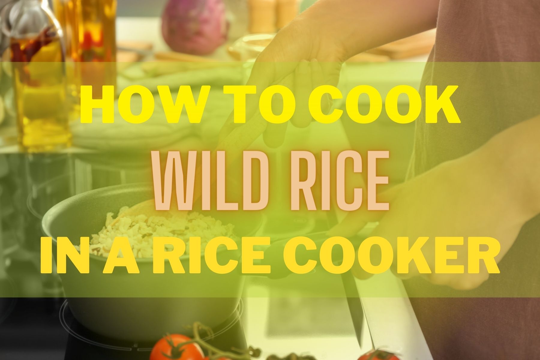 How To Cook Wild Rice In A Rice Cooker