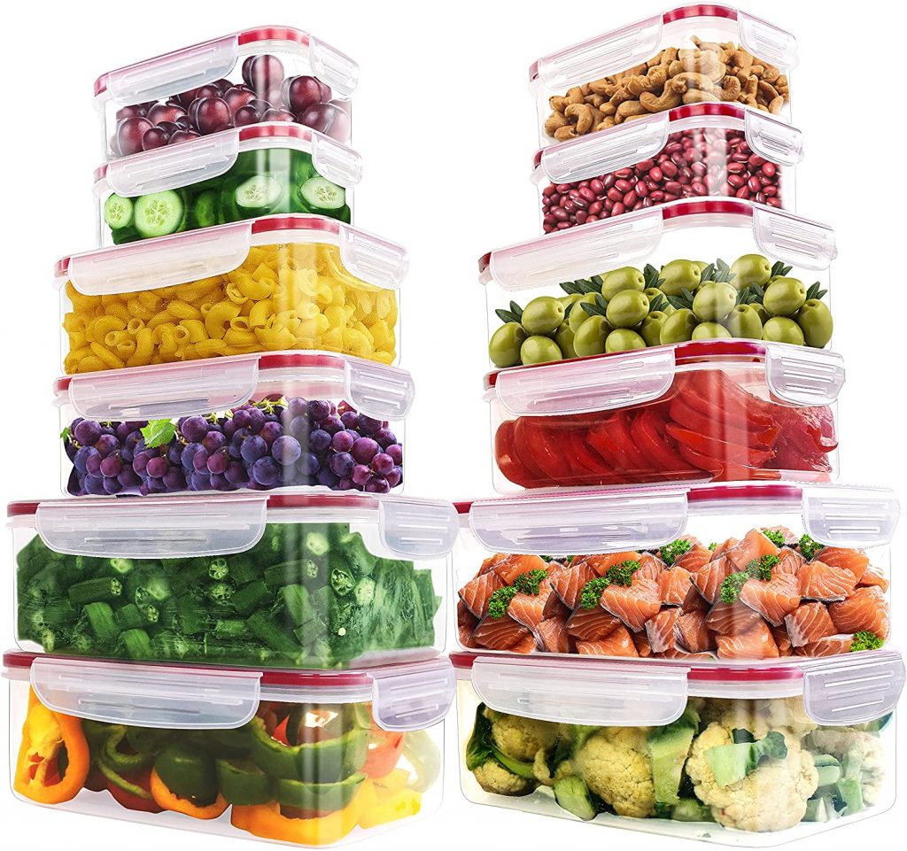 Utopia Kitchen Plastic Food Containers set