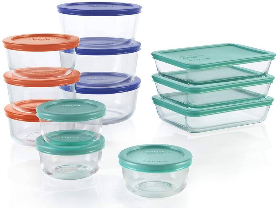 Pyrex Simply Store Meal Prep Glass Food Storage Containers