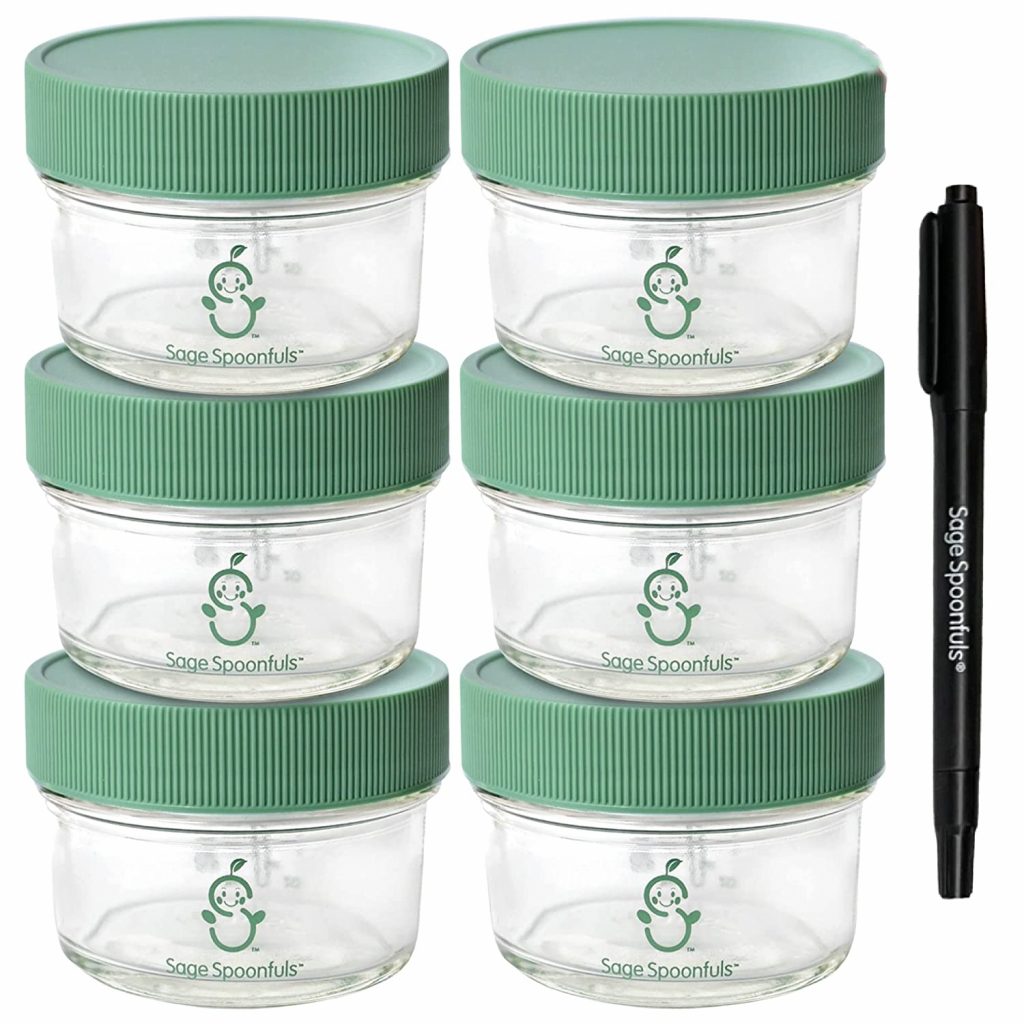 Sage Spoonfuls Glass Baby Food Storage Jars