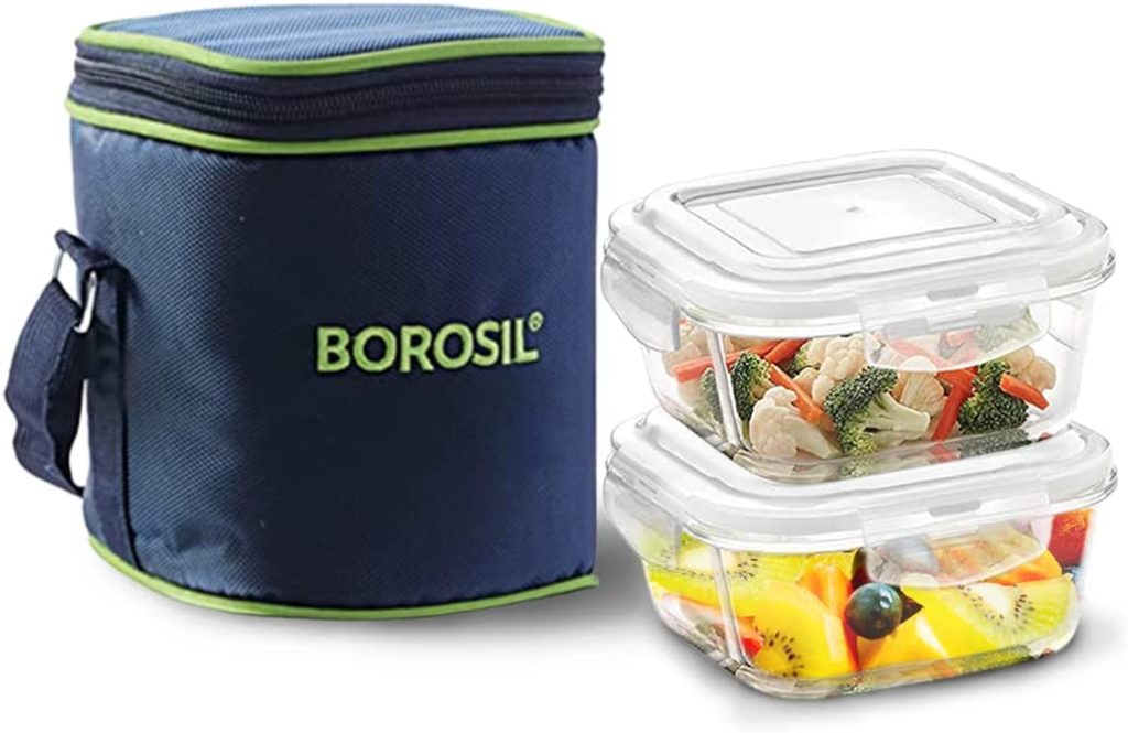 Borosil Insulated Lunch Box Set Of 3